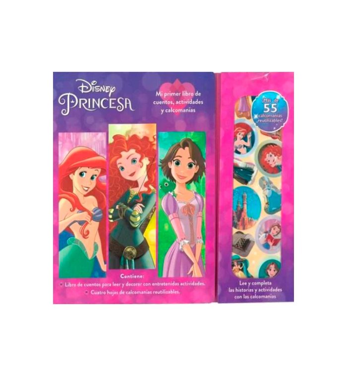 Disney Princesa - libro con calcomanías - Imagen 1