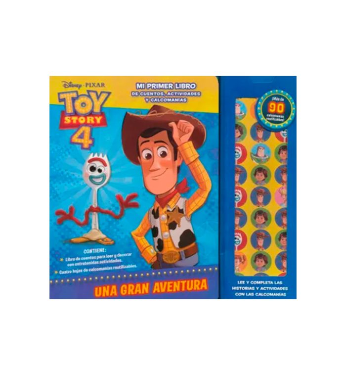 Toy Story 4 - Una gran aventura - Mi primer libro de cuentos, actividades y calcomanías - Imagen 1