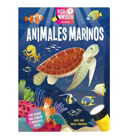 Animales marinos Busca y encuentra con solapas