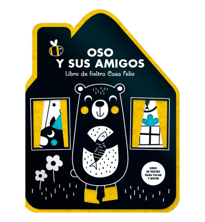 Oso y sus amigos, libro de fieltro - Imagen 1