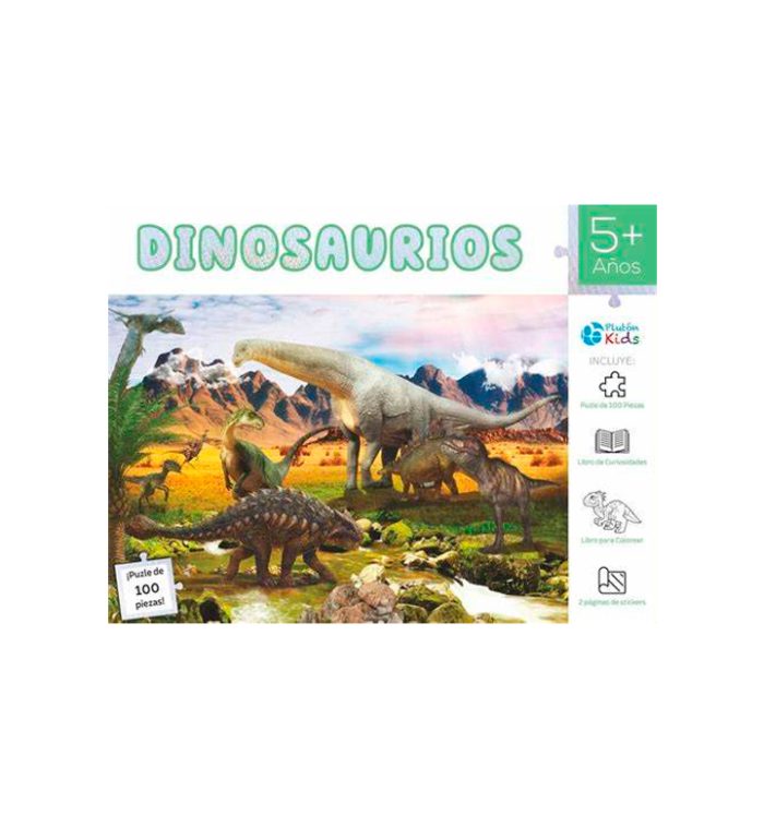 Puzzle 100 piezas Dinosaurios - Imagen 1